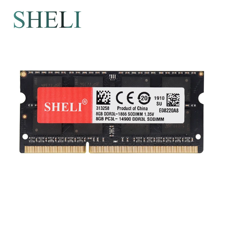 Новая память для ноутбуков SHELI 8 ГБ 2RX8 PC3L-14900S DDR3L 1866 МГц SO-DIMM 204pin CL13 | Компьютеры и