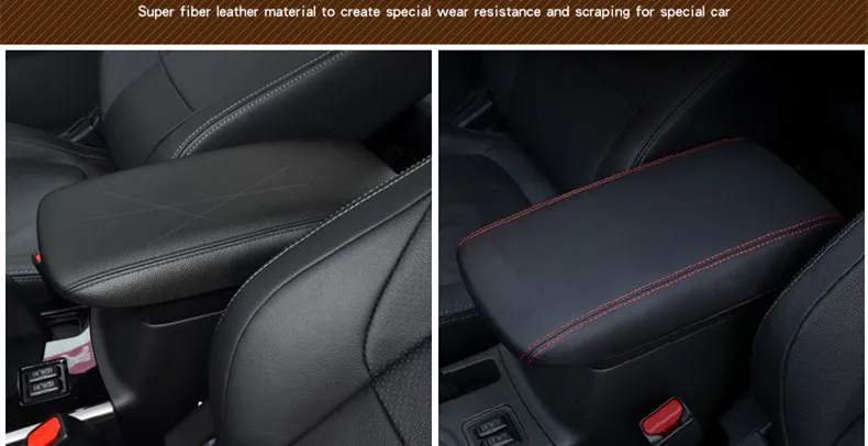 Кожаный Автомобильный подлокотник для Mitsubishi Outlander 2013 2016 2018 центральной консоли