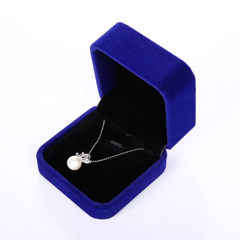 Подарочная коробка для ювелирных изделий бархатные коробки упаковки ожерелье