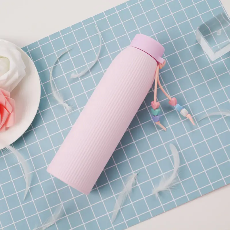 

Creative Glass Drinking Cup Female Student Couple Drinking Cup Crystal Water Bottle Cute Water Bottle Water Bottles Glass Bottle