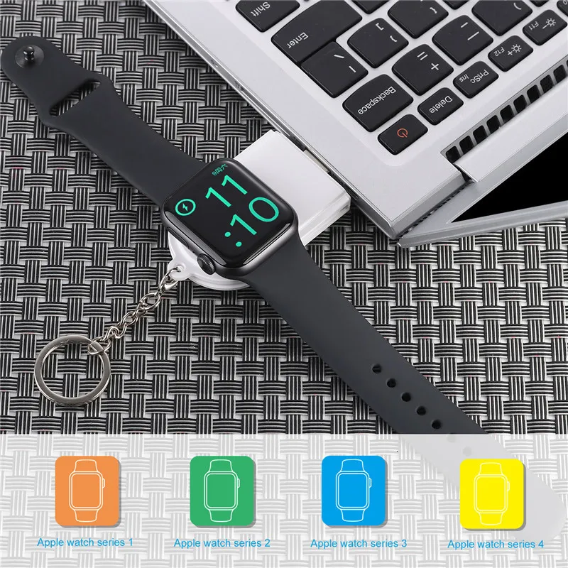2 в 1 портативное магнитное Беспроводное зарядное устройство для Apple Watch 5 4 3 USB