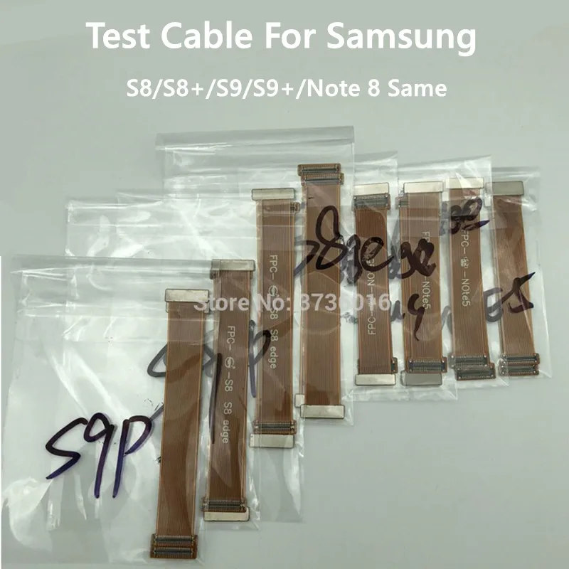 3 шт. для телефона S6 edge s7 s8 S9 plus Note 8 9 G935 G950 G960 N950 N960 ЖК-дисплей Тестовый Кабель дисплей 3D Сенсорная Функция тестирование ремонт