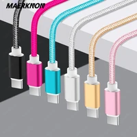 nylon data usb c cable 25cm 1m 2m 3m for xiaomi 12 11 pro huawei mate 40 pro samsung s8 s9 ipad fast charging charger usb c wire