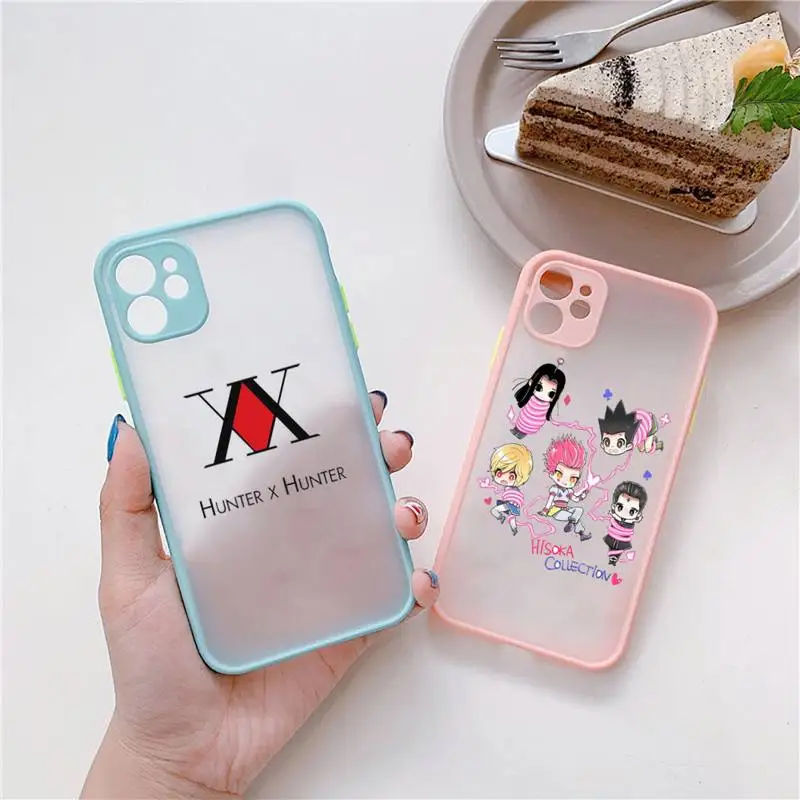 

Hunter X Hunter Killua Zoldyck Phone Case Matte Bumper For iphone 13 12 mini 11 Pro Max X XS Max XR 7 8 Plus Capa