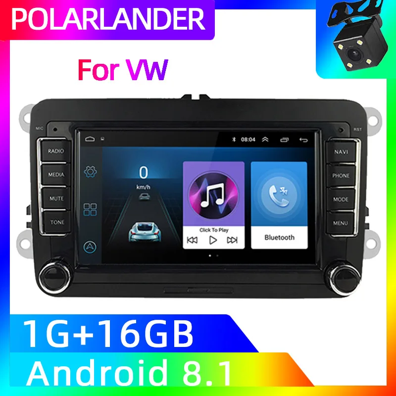 Гольф 2 Din 7 дюймов GPS навигацией Wi Fi автомобильная стереосистема радио для Bora VW Polo