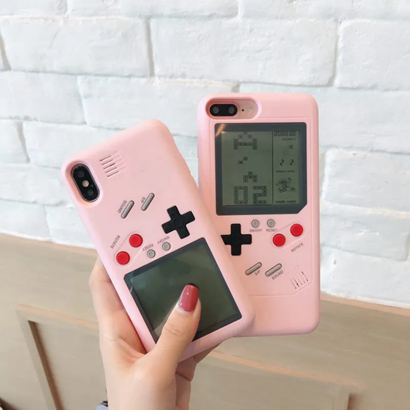 Game Phone Case Soft Cover for iphone 6 6s 7 8 plus X Gameboy Iphone Retro Games Tetris | Мобильные телефоны и аксессуары