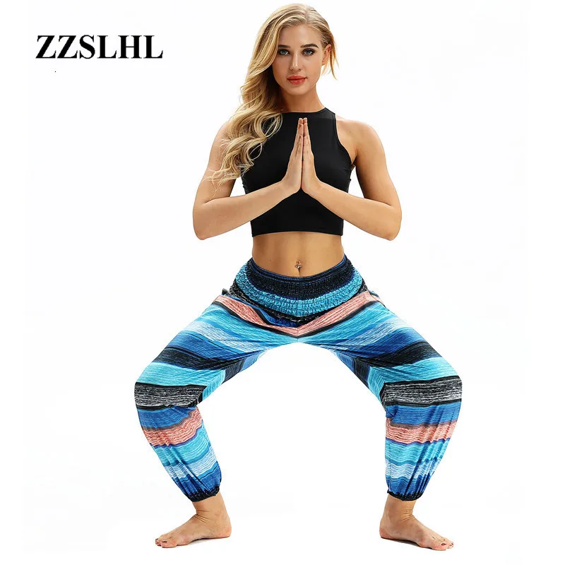 Богемные индийские штаны для йоги в этническом стиле широкие брюки Брюки с