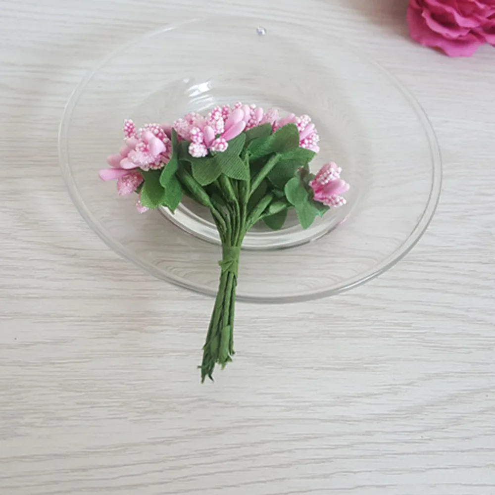 12 шт/пучок Мини Искусственные Пип ягоды выбирает фрукты тычинки для цветов DIY