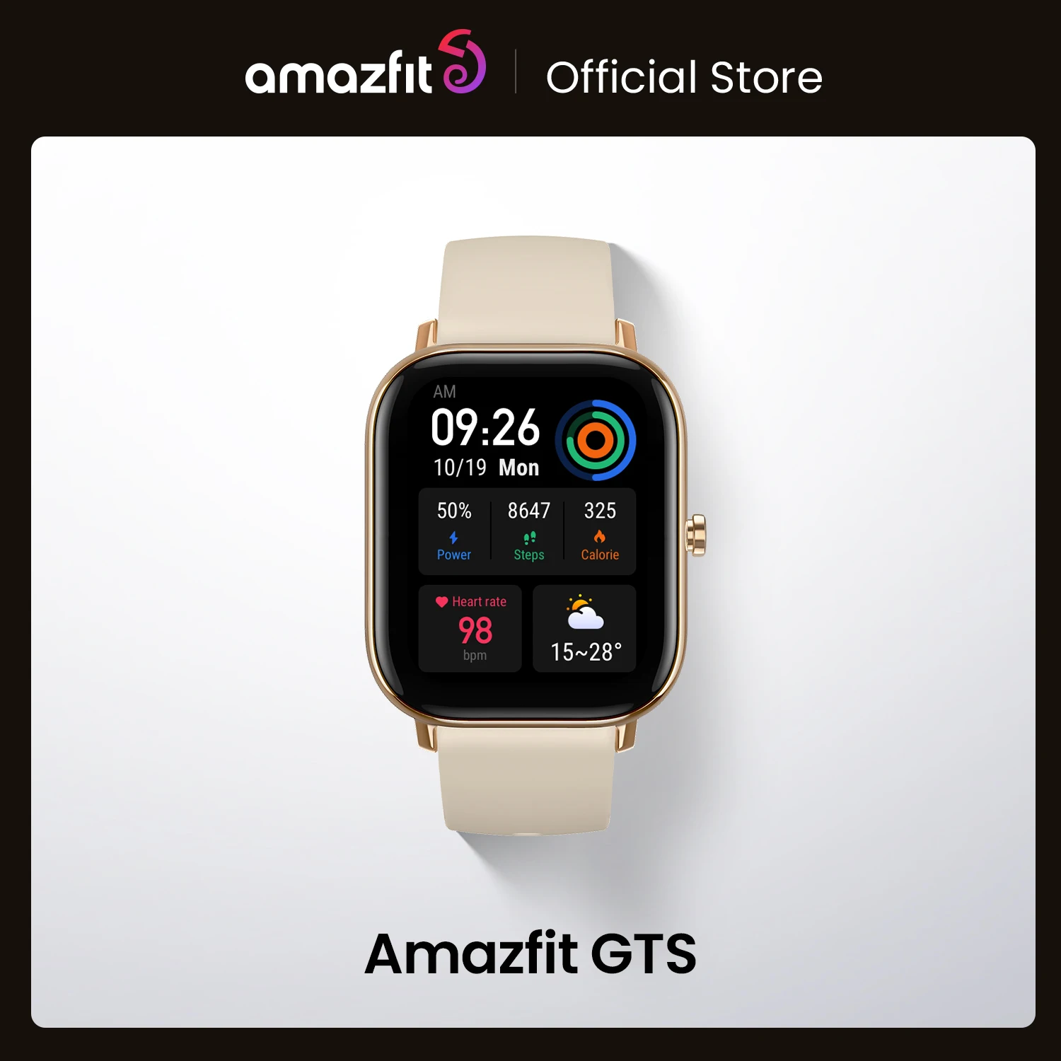 

Global Version Amazfit GTS Smart Watch 5ATM Waterproof Swimming Smartwatch NEW 14 Days Battery Editable Widgets for Android