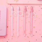 24 шт. в Корейском стиле креативный вишня в цвету цветок кулон гелевыми чернилами, комплект с надписью розовый, милые канцелярские принадлежности для студентов офисные принадлежности подарок оптовая продажа