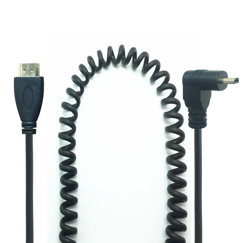 Micro HDMI совместимый тип D вверх и вниз влево вправо угловой пружинный