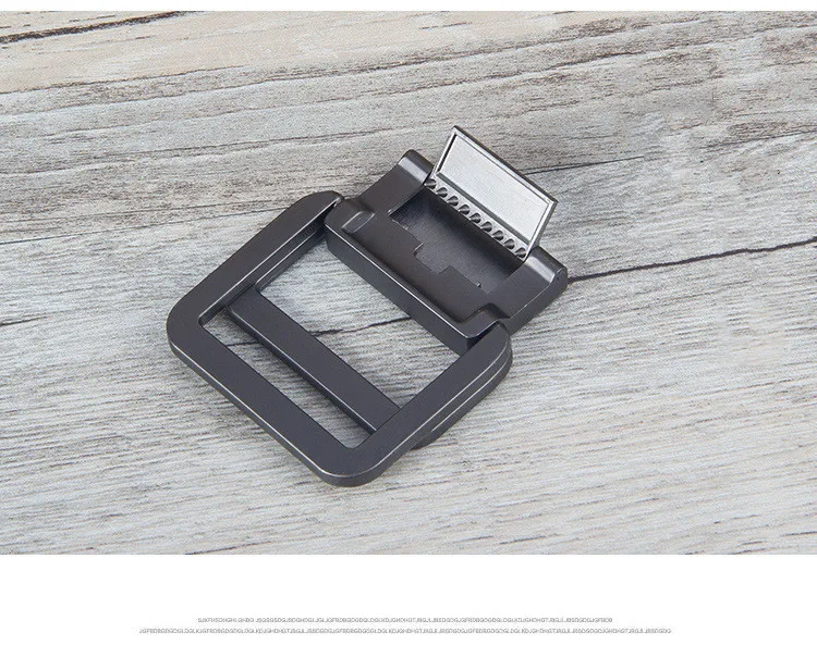 Модный ремень из сплава с двойной петлей пряжка мужской для джинсов холщовые