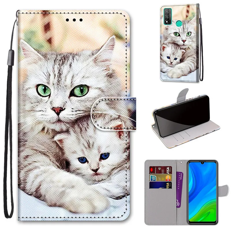 Чехол-книжка для Huawei P Smart Z STK-LX1 кожаный флип-чехол с подставкой PSmart 2021 2020 Plus 2019 psmart