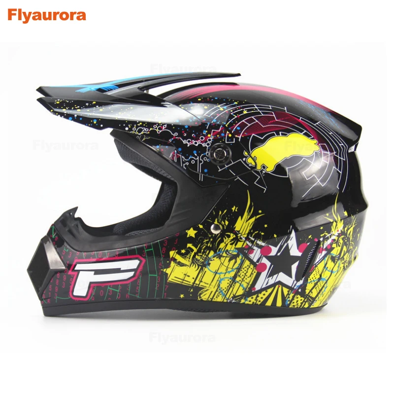 Лидер продаж внедорожные шлемы горные Гонки Горный полный шлем rcycle moto cross casque capacete горные велосипедные шлемы