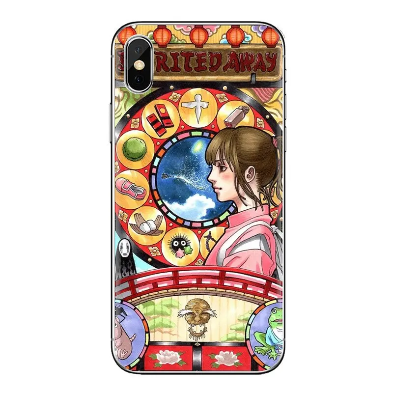 Для Xiao mi 4 5 5s 6 A1 A2 5X6X8 9 Lite SE Pro Max Mix 2 3 2S чехол для телефона студия Ghibli Аниме унесенная