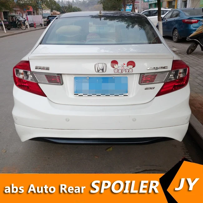 Спойлер для HONDA Civic 2012-2014 спойлер civic высокого качества из ABS материала заднее