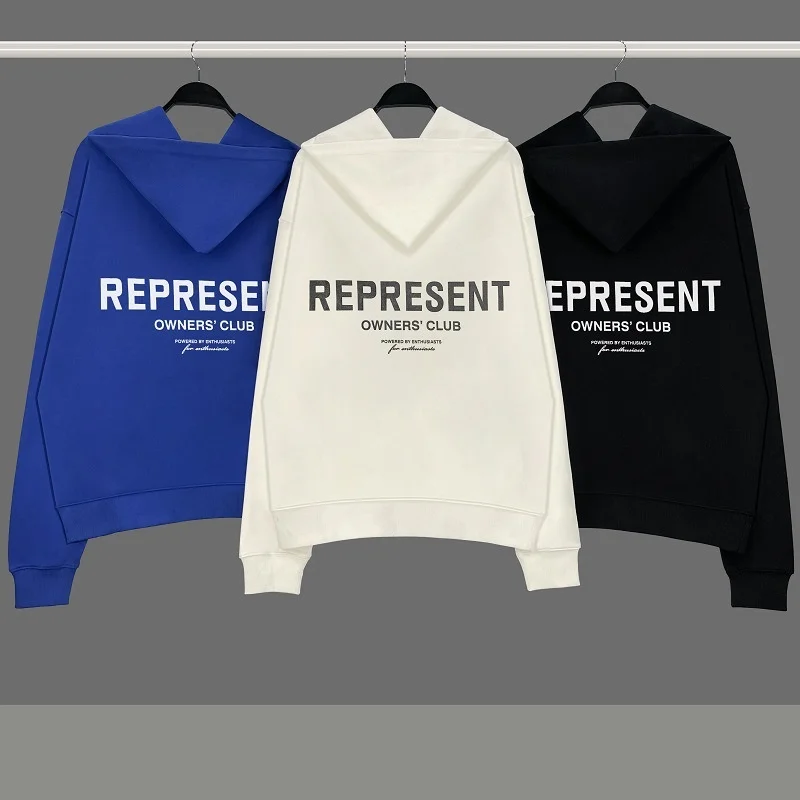 

Мужская толстовка с капюшоном и надписью, большого размера