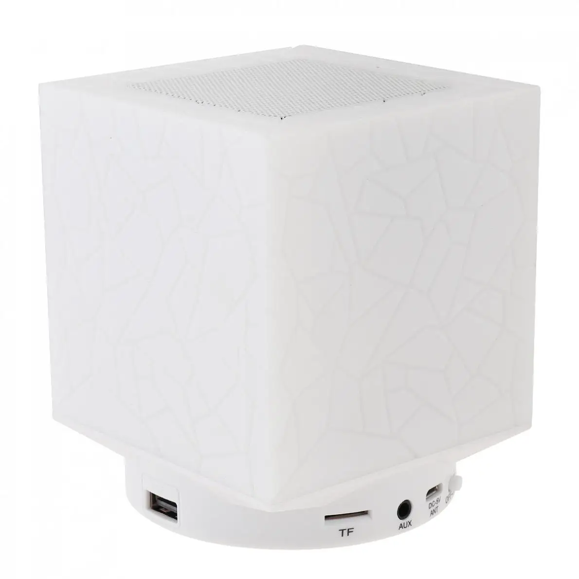 Smart LED Bluetooth Speaker Water Cube Night Music Lamp Colorful Mood Plug in Card for Camp / Illumination Music|Портативные