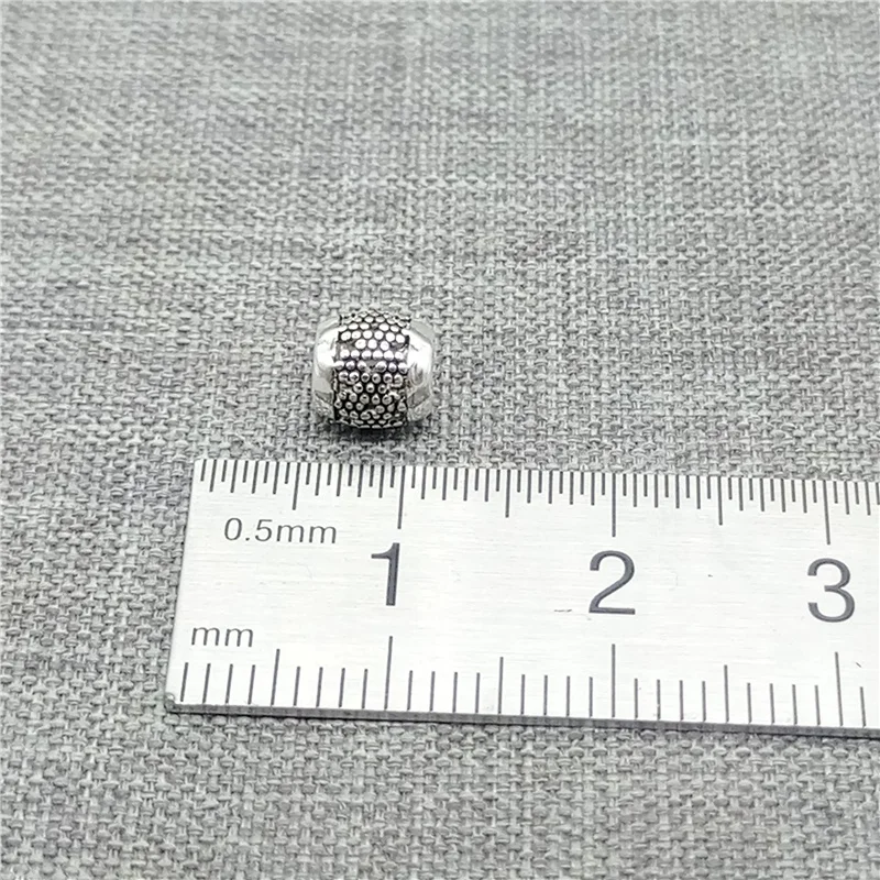 10 штук искусственных серебряных бусин в форме цветка для браслета ожерелья |