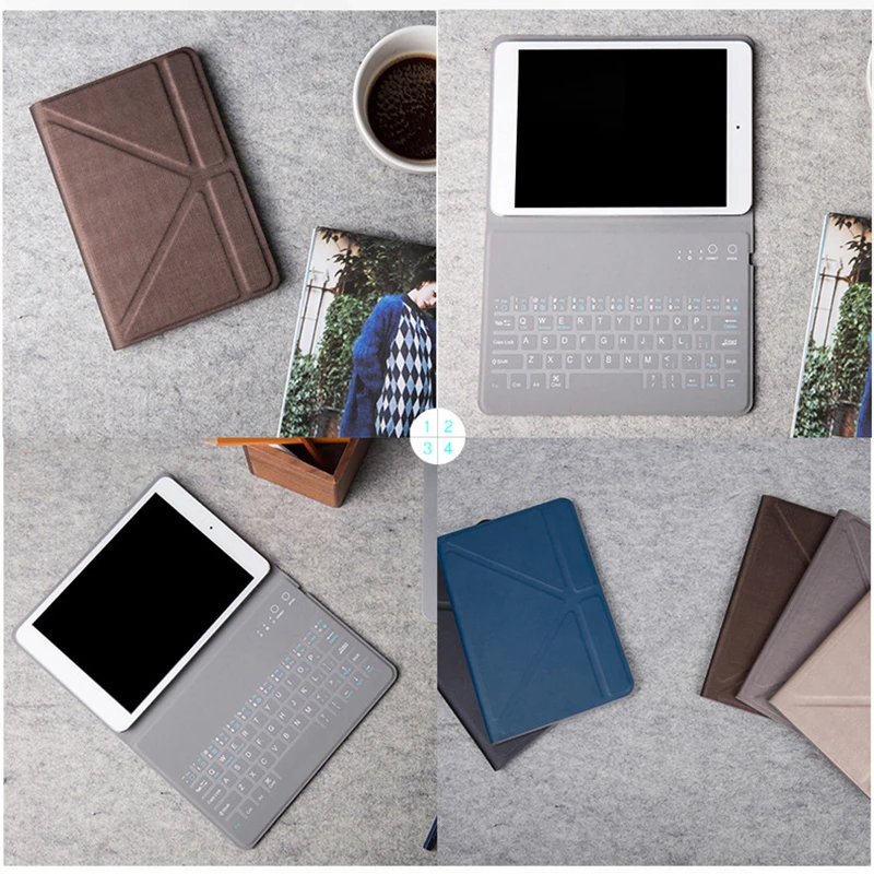 

10.3 10.2 inch in Case for ipad Samsung Wireless Bluetooth Keyboard Folding Cases Protective Holster Ultra Thin Tablet IOS