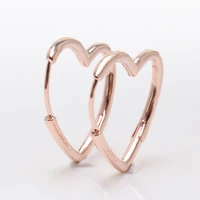 original s925 sterling silver pan earring love simple rose gold love earrings and earrings for women wedding fashion jewelry