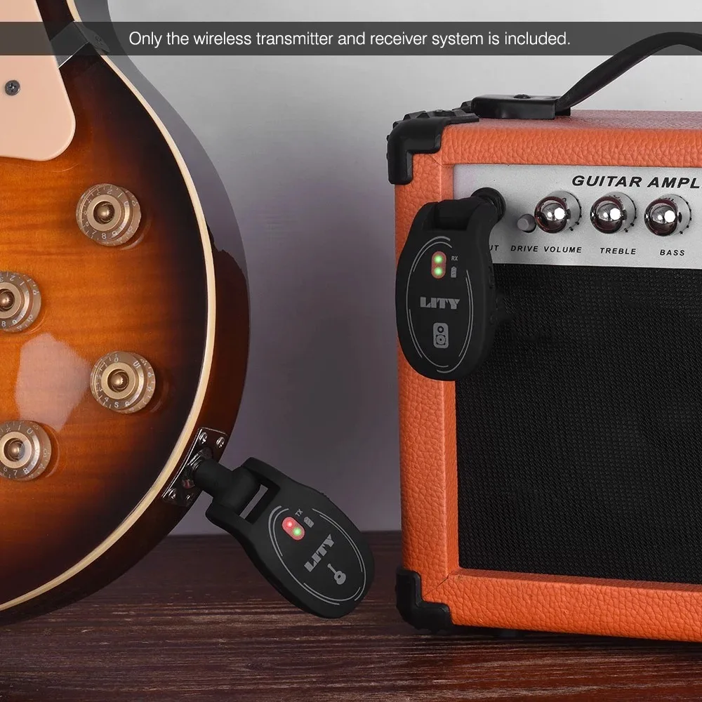 UHF Wireless Audio Guitar Original Sound Transmitter & Receiver System Fits For Electroacoustic Instrument Adapter | Электроника