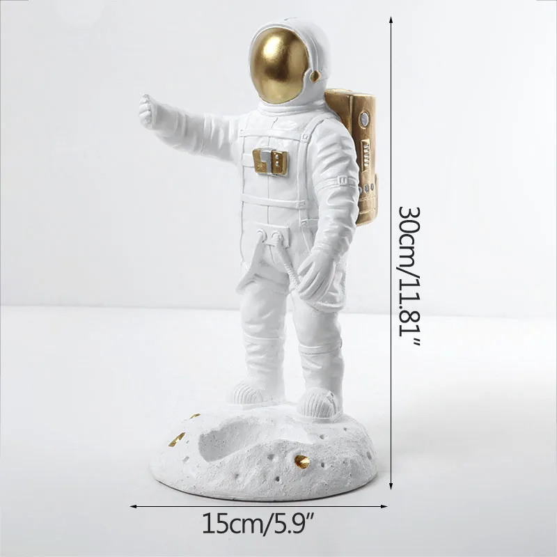 

Nordic Space Man Resin Astronaut Wine Holder Living Room Display Ornaments Home Decoration Accessories Red Wine Rack Artware