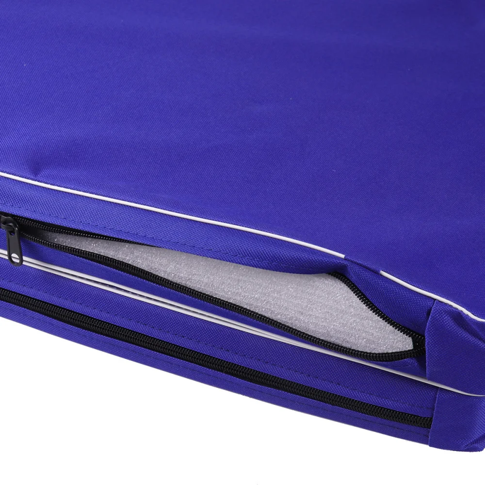 Foldable Exercise Floor Mat Dance Yoga Gymnastics Training for Home Judo Pilates Gym 100x50x5cm (Blue) | Спорт и развлечения