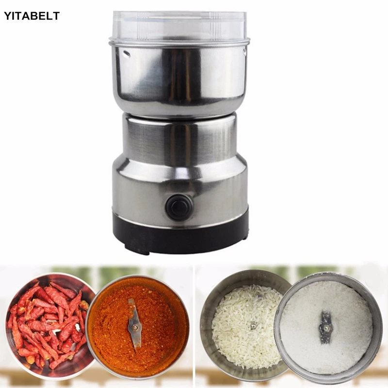 

Multi-functional EU Plug Coffee Grinder Stainless Electric Herbs/Spices/Nuts/Grains/Coffee Bean Grinding