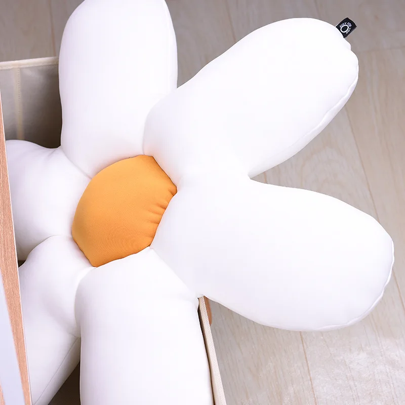 Новый скандинавский стиль 60 см плюша маргаритки завод Подушка Кукла Мат домашний