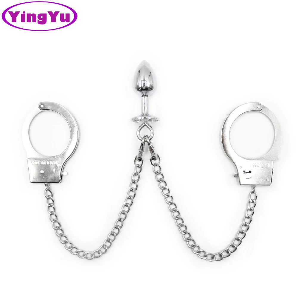 Секс игрушки для мужчин анальная пробка гей Фетиш металлическая затычка