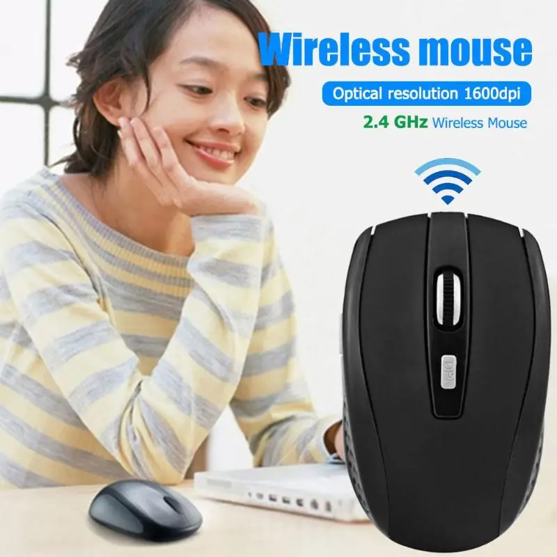 USB игровая беспроводная мышь 2 4 ГГц приемник 6 кнопок профессиональная оптическая