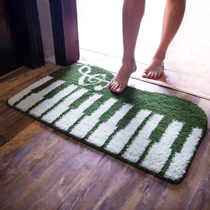 Напольный коврик дверной мультяшная Подушка с рисунком пианино кухонный ковер