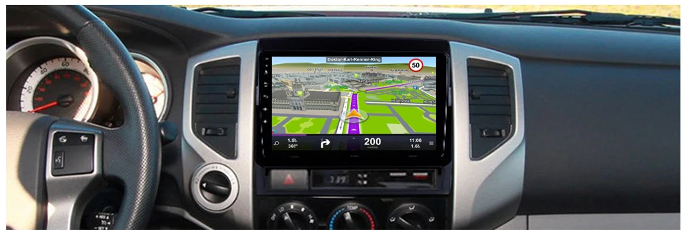 Автомобильный gps-навигатор SINOSMART 2.5D ips/QLED 1G/2G для Toyota TACOMA Hilux AVENSIS 32EQ DSP, 4G слот для sim-карты опционально