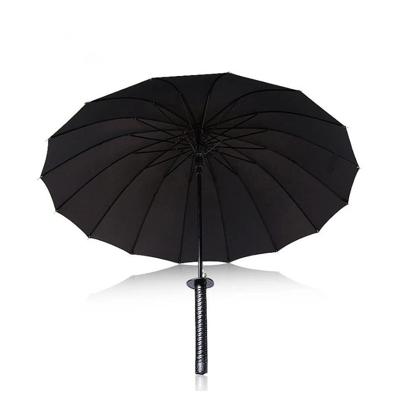 Оригинальный Зонт с длинной ручкой большой самурайский меч ручка дневной