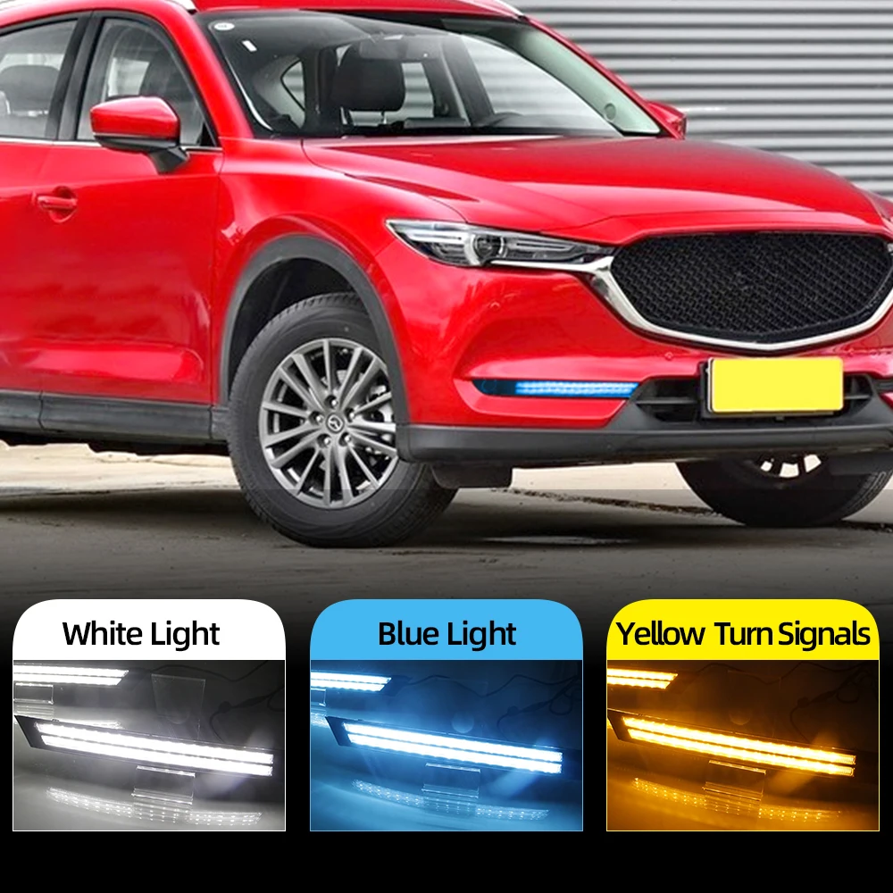 CSCSNL 2 шт. Автомобильный светодиодный для Mazda cx 5 cx5 2017 2020 12V колпак противотуманных