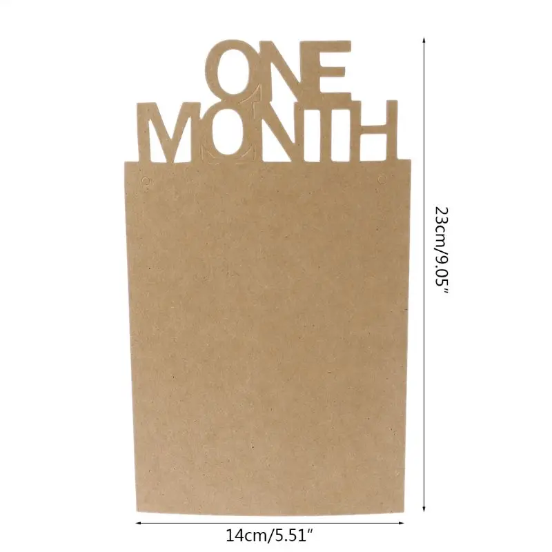 

1-12 Months Baby 1st Birthday Party Photo Frame Shower Bunting Banner Home Decor