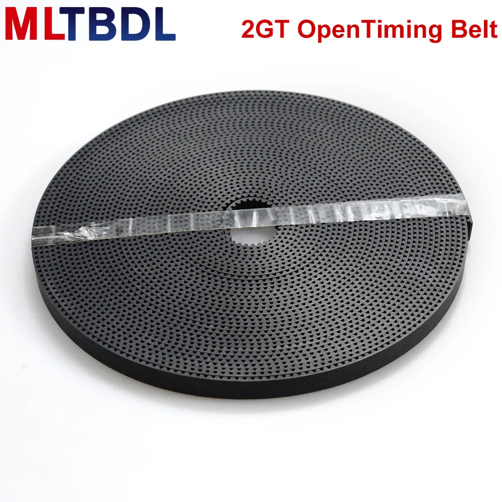 

2MGT 2M 2GT Open synchronous belt 2GT-6 width 6/9/10/15mm polyurethane Steel PU GT2 Timing belt Small backlash 3D printer