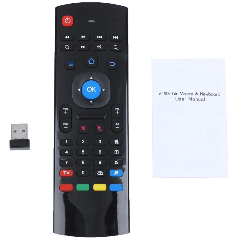 Портативный 2 4G беспроводной MX III TV box пульт дистанционного управления клавиатура