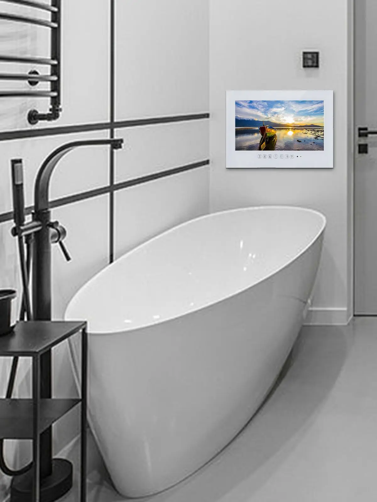 Водонепроницаемый умный сенсорный телевизор Haocrown 22 дюйма Android 10 0 Full HD 1080P