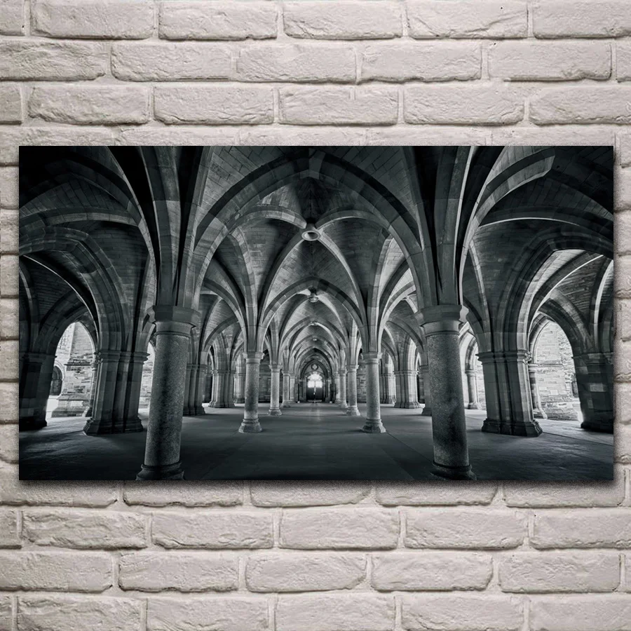 Архитектура Глазго арка столб Художественная ткань фотография украшение для