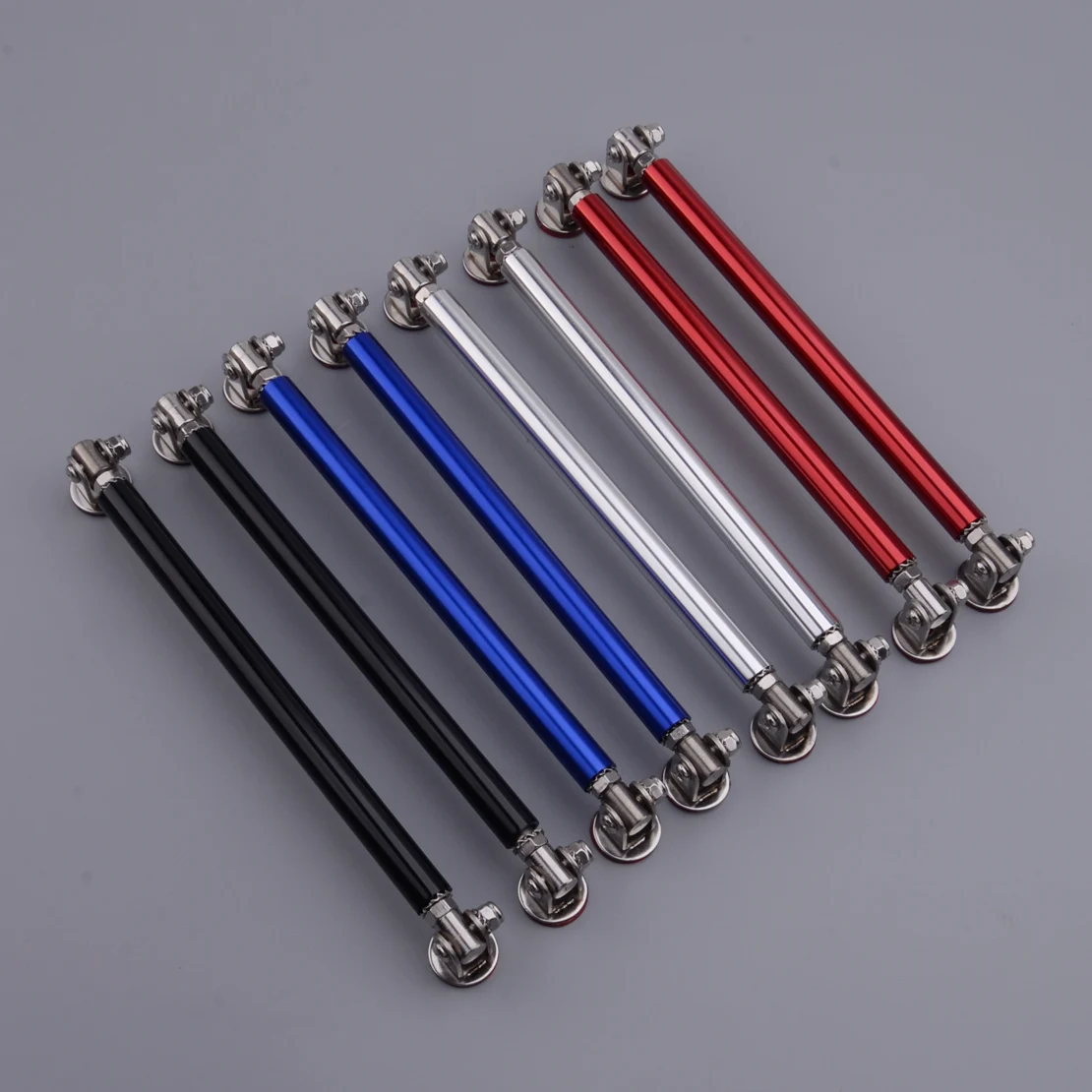 

2 шт. Универсальный 15 см регулируемый передний бампер для автомобиля, разделитель для губ, стойка для штанги