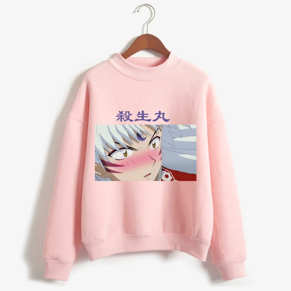 

New Sesshoumaru Oversize Autumn Women Casual Printing Long Sleeve Sweatshirt Pullover Shirts Top Blouse