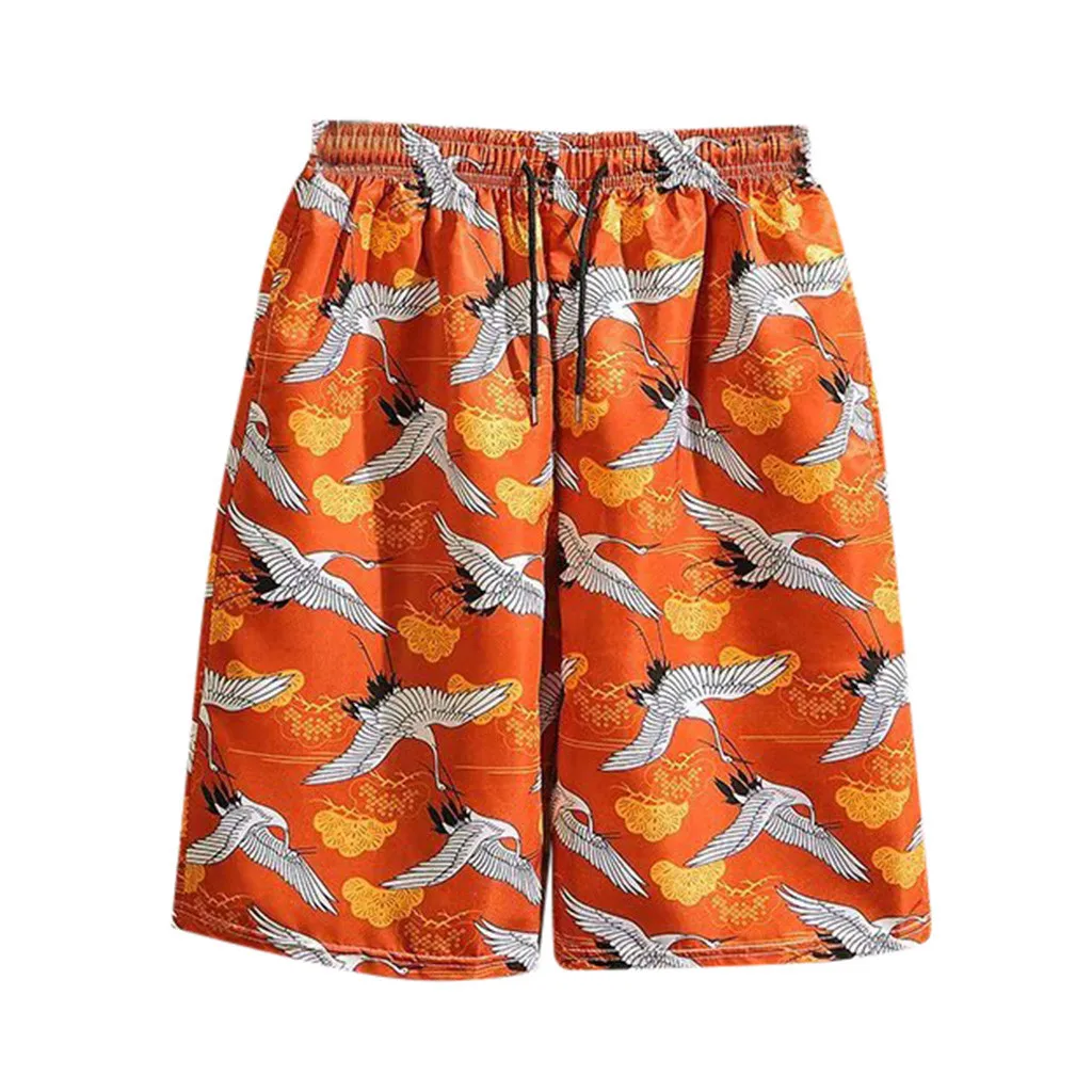 Мужские летние шорты высокого качества с принтом Пляжные штаны для отдыха