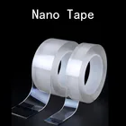 Двусторонняя нано-лента толщиной 2 мм, бесшовные настенные наклейки, Многоразовые водонепроницаемые клейкие акриловые ленты для кухни, ванной