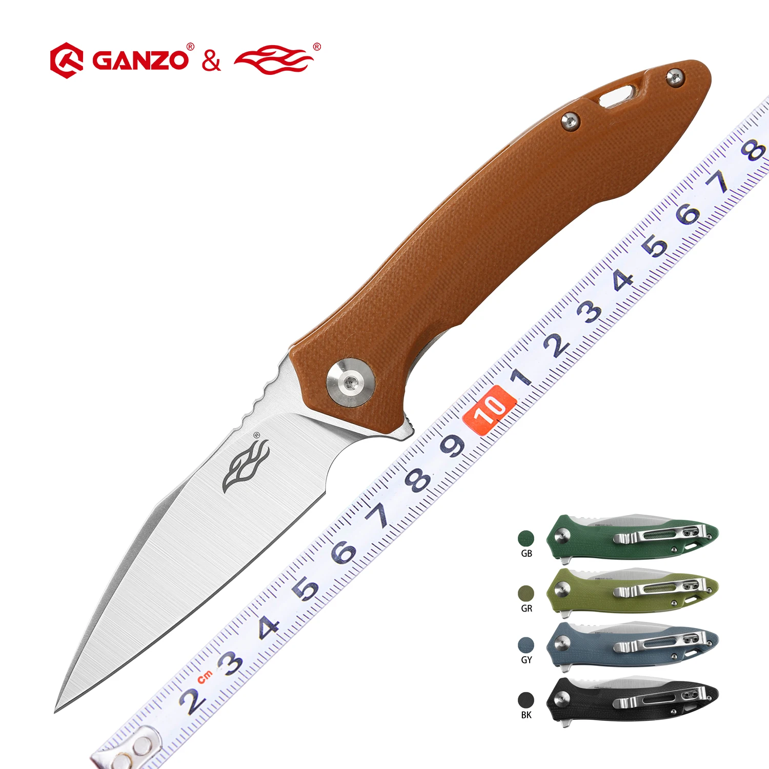 

New Ganzo Firebird FH51 60HRC D2 blade G10 Handle Folding Knife Outdoor Survival Pocket Knife Camping Tactical EDC tool Collect