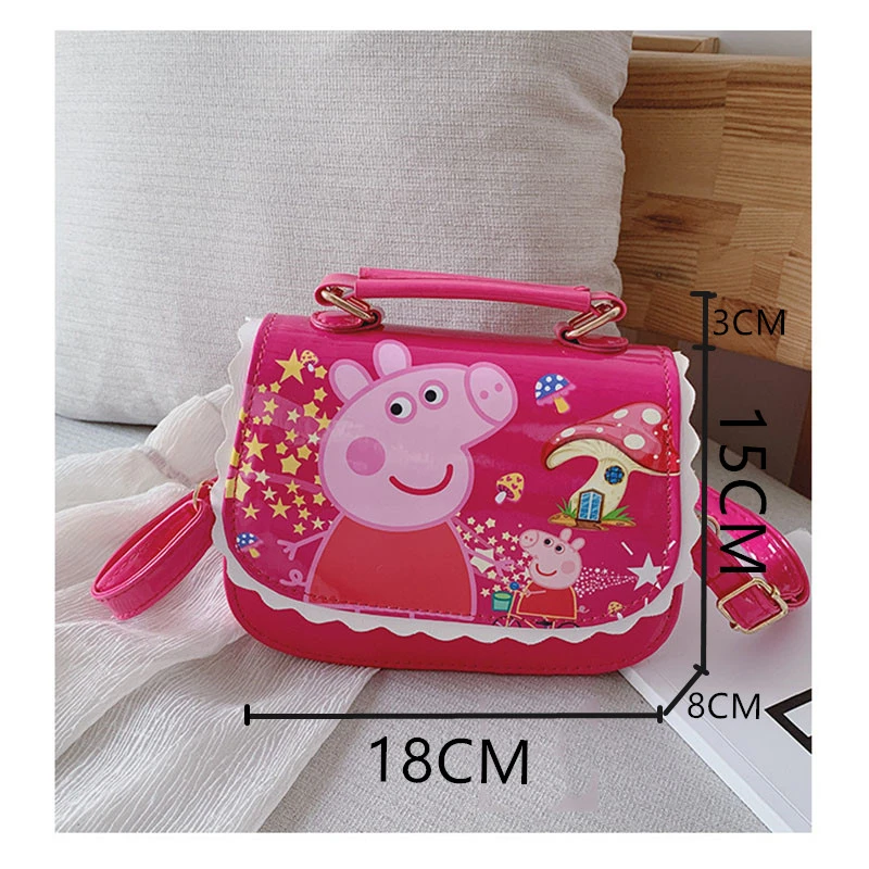 Детская сумка через плечо из искусственной кожи Peppa Pig игрушки куклы милые