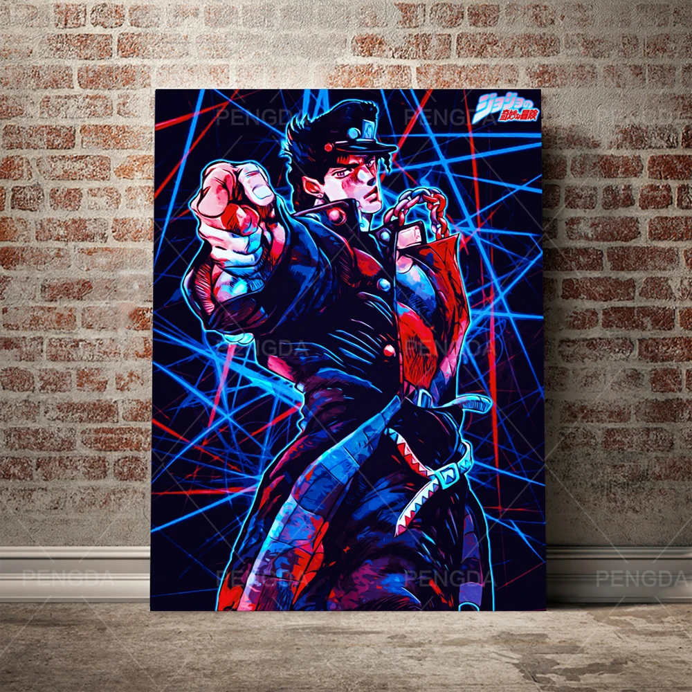 

Jojo S Bizarre Characters Roles Home Decor HD Print Paintings Picture Wall Art Modular Canvas Poster Modern Bedside Background
