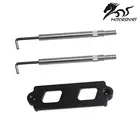 Батарея галстуком-бабочкой комплект Нажмите и удерживайте стержень с Нержавеющий поднос крючки для Honda Civic  CRX S2000 ДЛЯ Acura Integra RSX