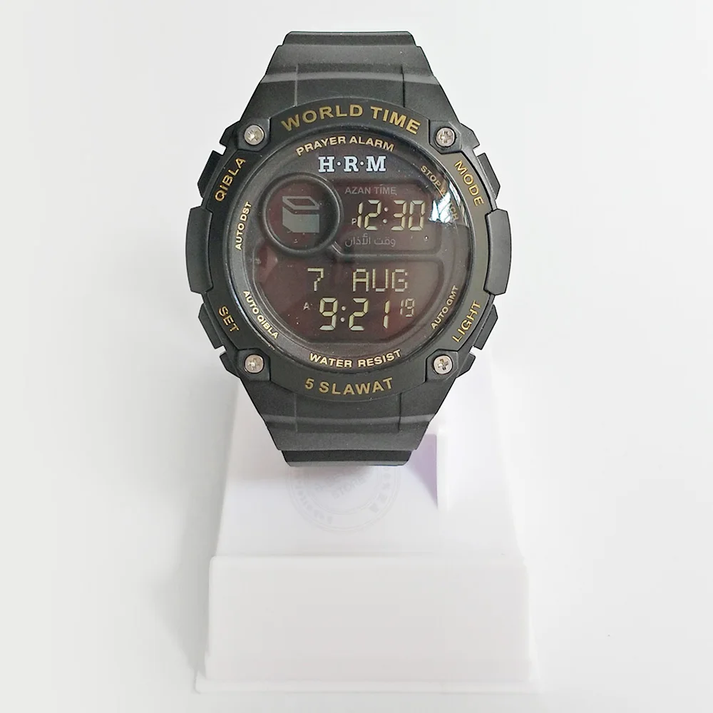 Мусульманские спортивные часы с азанским временем и молитвенным будильником